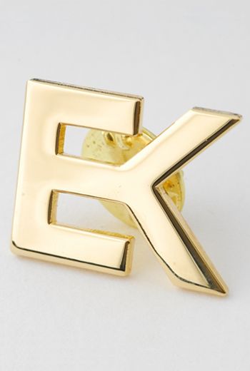 E K MONOGRAM PIN